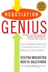 Negotiation Genius: How to Overcome Obstacles and Achieve Brilliant Resul – GOOD