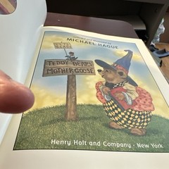 Teddy Bears’ Mother Goose Michael Hague Illustrated Hardcover Henry Holt