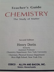 Teachers Edition Chemistry The Study of Matter by Dorin 692 Pages