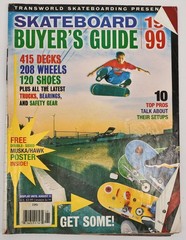 Transworld Skateboarding Magazine 1999 Buyer’s Guide Muska Hawk Mullen Koston