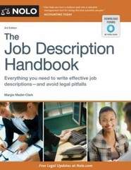 Job Description Handbook, The – 9781413318555, Margie Mader-Clark, paperback