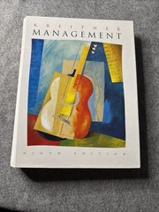 Management, Kreitner, Robert, 9th Edition