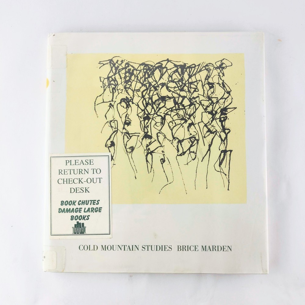Brice Marden Cold Mountain Studies 1991 Hardcover w/ DJ 35 Sketchbook Plates