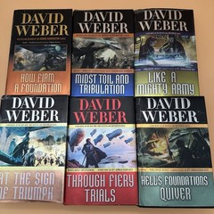 Partial Set of 6- All 1st Edition-David Weber Safehold Series HCDustJackets Tor