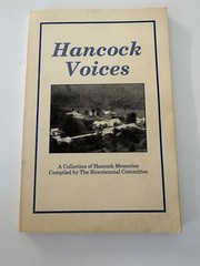 Hancock Voices – Vt Vermont 1991 Paperback 124 Pages