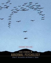 Case Studies in Abnormal Psychology – Paperback By Gorenstein, Ethan E – GOOD