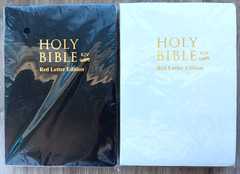 2 Holy Bible – Red Letter Edition – Black and White