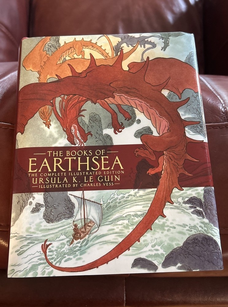The Books of Earthsea Complete Illustrated LE GUIN Vess Hardcover Saga Press