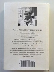 When Breath Becomes Air Paul Kalanithi 2016 Hardcover Memoir Bestseller
