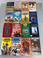 Louis L’Amour Novels Lot of 16 Paperbacks (See photos for titles)