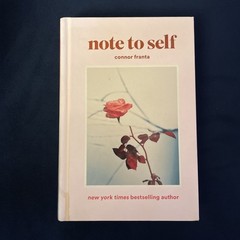 Note to Self by Connor Franta (2017, Hardcover)