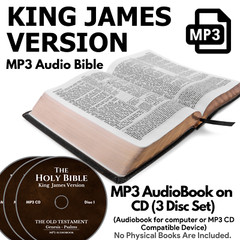 King James Version Audio Bible Christian Audiobook KJV All 66 Books on MP3 CDs