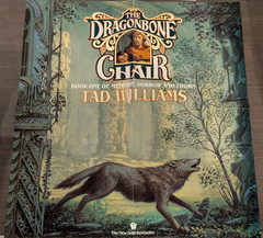 The Dragonbone Chair Promotional Poster Tad Williams Fantasy Book Cover Nice!
