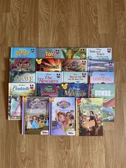 Lot of 19 Disney Wonderful World of Reading Books, Cinderella, Little Mermaid