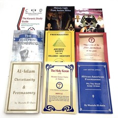 Moorish Science Temple Freemasonry Book Lot Circle 7 Mustafa El-Amin Islamic