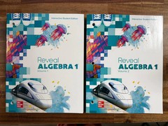 Reveal Algebra 1 – Volume 1 and 2 – Interactive Student Edition