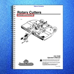 LAND PRIDE RCR2596 RCR2510 Rotary Cutters Operators Manual 2026 – WIRE BOUND