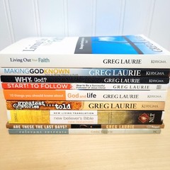 Greg Laurie Book Set Lot 9 Bible Study Evangelize Strengthen Faith God Last Days