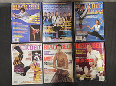 Vintage Black Belt Magazines Lot of 6 Misc 1990’s 2000’s