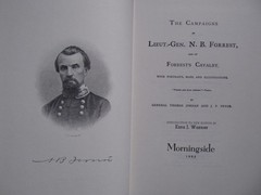 CAMPAIGNS OF GENERAL NATHAN BEDFORD FORREST – FORREST’S CAVALRY – BRAND NEW