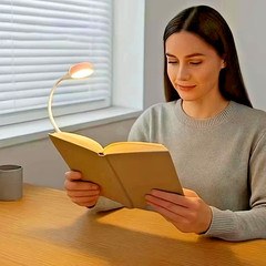 Flexible LED Book Light With 3 Light Modes Easy Clip Reading Lamp