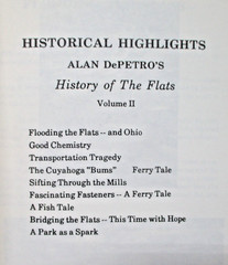 Historical Highlights History Of The Flats vol. 1 & 2 by Depetro Cleveland Ohio