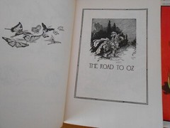 3 L. Frank Baum Oz (Road to~Patchwork Girl~Scarecrow) Rand McNally – TPB GC