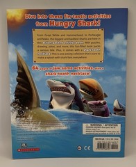 Hungry Shark Jaw-Some Activity Book With Plastic Shark Tooth Necklace 63 Pages