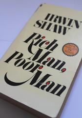 Rich Man Poor Man by Irwin Shaw, 1976 Vintage Paperback Book -Dell Publishing Co