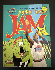 Space Jam “Jumpin’ Jumbo Jam” Coloring & Activity Book/Michael Jordan – Unused