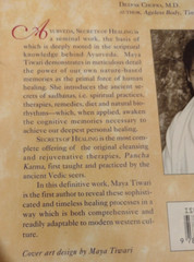 Ayurveda Secrets of Healing Maya Tiwari 548 pages