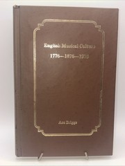 English Musical Culture 1776-1976, Asa Briggs, 1977 Hardcover Essay 59 Pgs, 9×6”