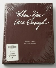 When You Care Enough Book by Joyce C. Hall Hallmark Biography 1990s