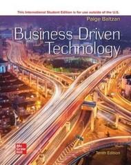 Business Driven Technology 10Th Edition By Paige Baltzan Global PAPERBACK 2023