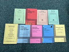 Lot of 9 Samuel French & Dramatists Play Service Good Condition