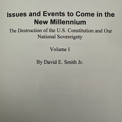 Issues & Events To Come In The New Millennium Smith