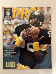 PRO! NFL Magazine February 1983 John Stallworth Steelers Football Sports