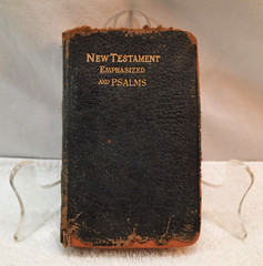 New Testament Emphasized and Psalms 1901 Thomas Nelson and Sons Bible Vintage