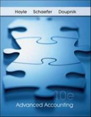 Advanced Accounting by Joe Ben Hoyle, Thomas Schaefer and Timothy Doupnik (2010,