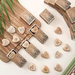 Inspirational Wooden Heart Tokens – Bulk Christian Gifts