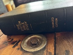The System Bible Study KJV Enlarged Edition Morocco Leather 1967 Chicago USA