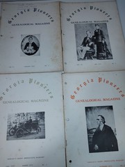 Four 1969 and 1970 – Georgia Pioneers Genealogical Magazines-Fair/Poor AS IS