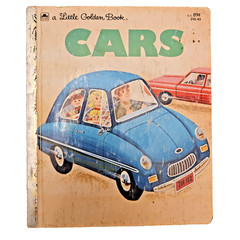 Little Golden Books Lot of 5 Vintage Vehicle ABC Stories