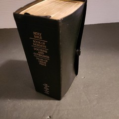 2008 Mini snap cover indexed Quad Scriptures Bible Book of Mormon Leather LDS