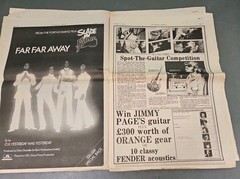 NME New Musical Express October 12th 1974 Jimmy Page Cover