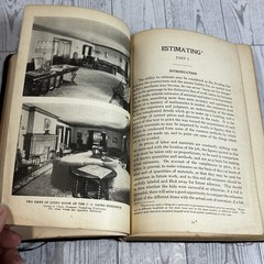 Antique 1919 Carpentry & Contracting Vol V Estimates Building Code Illustrated