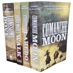 Lonesome Dove Series 4 Books Collection Set By Larry McMurtry(Lonesome Dove, Str