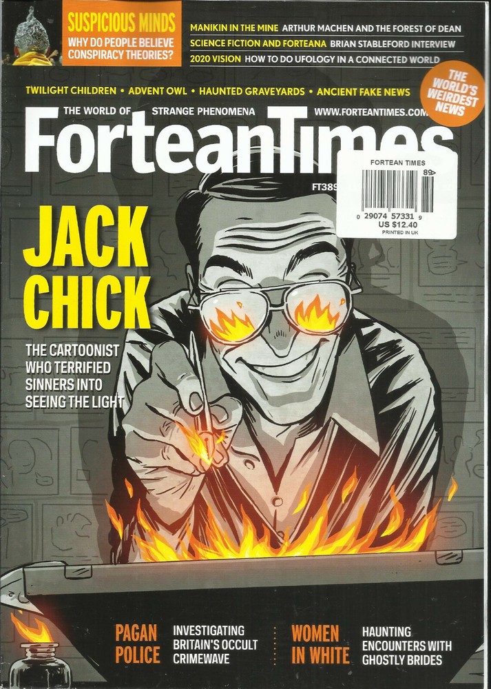 FORTEANTIMES MAGAZINE, THE WORLD OF STRANGE PHENOMENA JANUARY, 2020