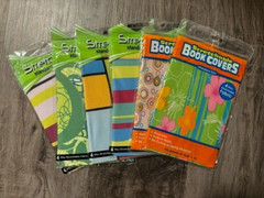 Stretchable Book Covers – Assorted 8″x10″ Prints- Pack of 6