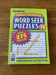 PENNY PRESS | FAMILY FAVORITES Word Seek Puzzles Over 275 Puzzles New #76